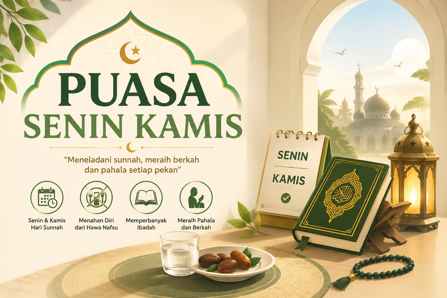 Keutamaan Puasa Senin Kamis