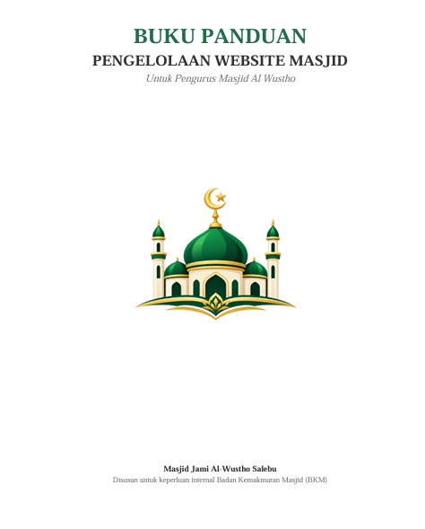 Buku Panduan Web Masjid